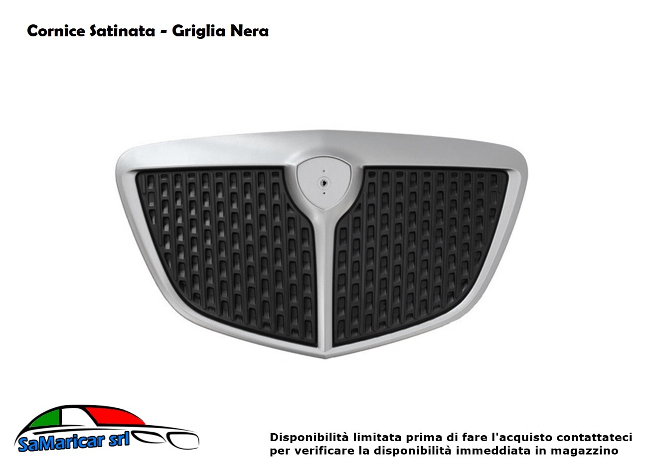 Cornice Satinata e Griglia Nera Lancia Ypsilon 2003-2011 Ricambio 73543