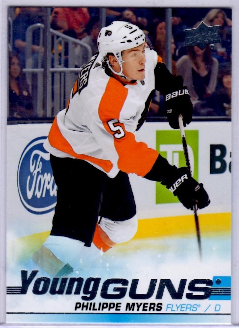 2019-20 Upper Deck Series 1 Philippe Myers Young Guns Rookie Card # 221