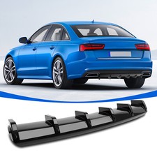 36.22 Universal Car Rear Bumper Diffuser Lip Spoiler Splitter Body Kit Gloss