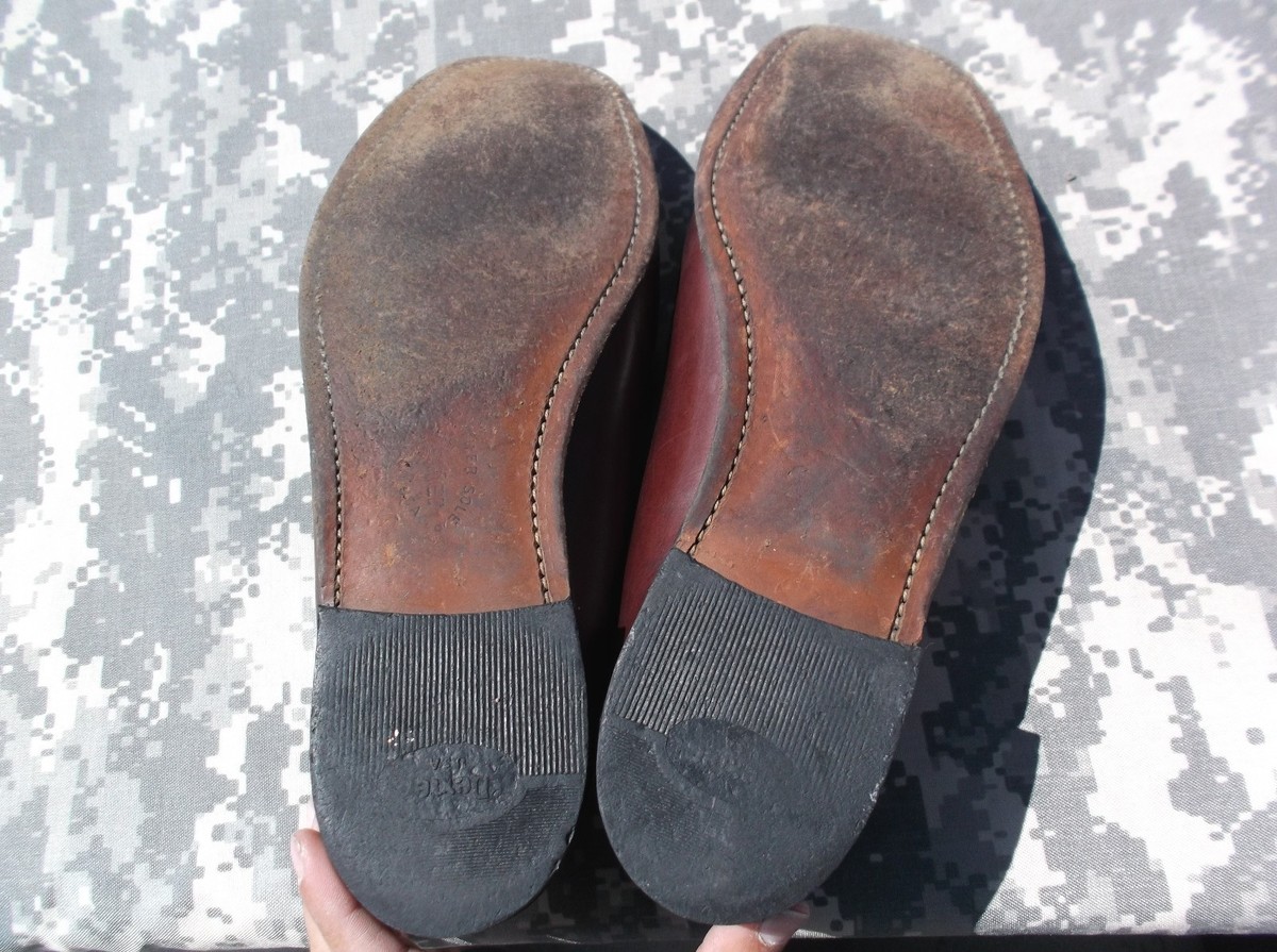 DEXTER RED/BROWN LEATHER & LEATHER SOLED MEN