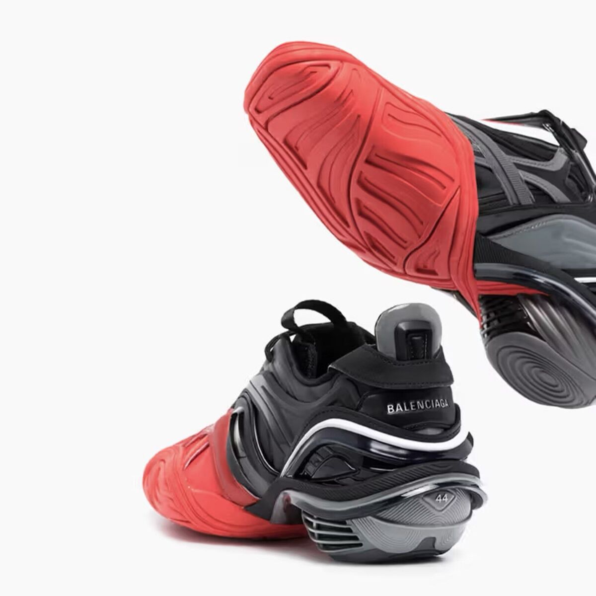 Balenciaga TYREX Technical Sneakers Black Red MSRP $1000 Sz Balenciaga TYREX Technical Sneakers Black Red MSRP $1000 Sz
