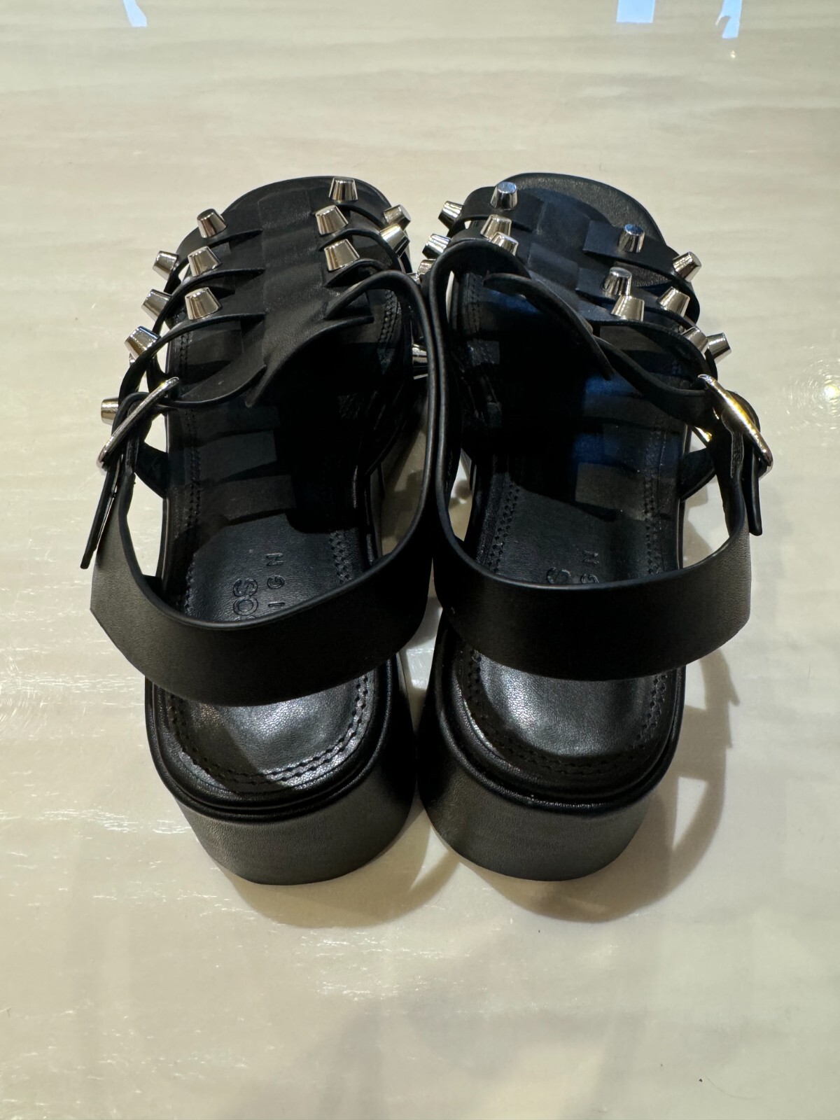 APL asos black sandals size 5