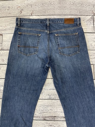 Tommy Hilfiger Mens Size 36x32 Straight Fit Classic Jeans Medium Wash - Picture 8 of 10