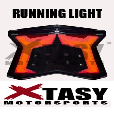 INTEGRATED LED TAIL LIGHT KAWASAKI ZH2 BLK/SMK YR 2020,2021,2022