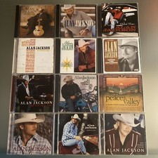 Alan Jackson MEGA 12 LOT: Greatest Hits I & II, A Lot About Livin, 34 #1, Drive+