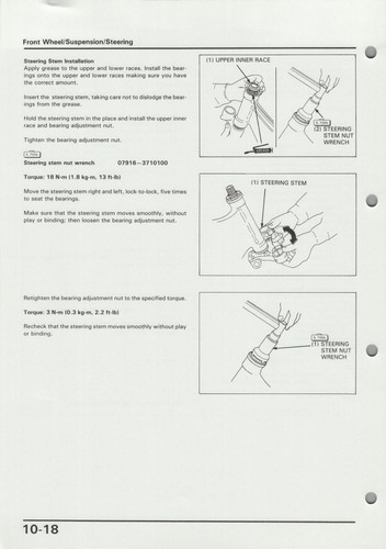 PDF Honda CB Two Fifty Twin MC26 (92-03) Digital Shop Repair Manual CB 250 PDF - Picture 20 of 24