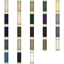 Gutermann Sew All and Top Stitch Thread Extra Strong Heavy Duty Sewing Dark 016D