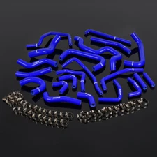 Blue Silicone Ancillary Hose Fit For Toyota MR2 Turbo 2.0L 3SGTE Rev2 LHD 1991