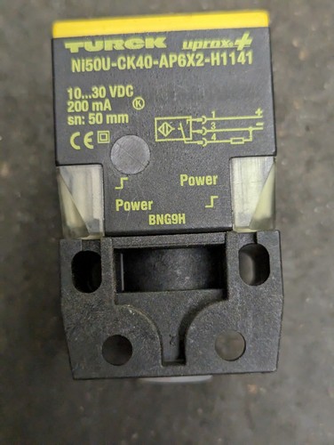 Turck NI50U-CK40-AP6X2-H1141 50mm 10-30VDC 200mA Inductive Sensor - NEW - Picture 1 of 5