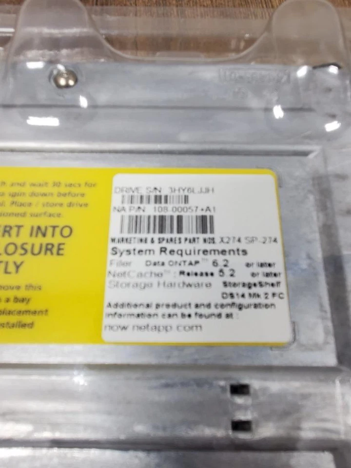 s64~  NetApp PN 108-00057+A1 X274 SP-274 ST3146807FC 3.5 Hard Drive - Image 2 of 4