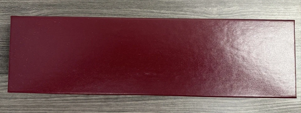 REBOXX Cajas Económicas 13" X 3-1/4" X 2-1/4" Dimensiones Interiores - Borgoña Top ¡NUEVO! Foto 3 de 4