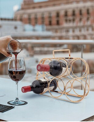 ohyes Wine Racks Countertop, Wine Bottle Holder Tabletop Stackable Wine  Rack | eBay
