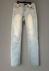 Wax Jeans Juniors Size 7 Light Wash Blue Faded Skinny Super Stretchy Regular Fit — photo 2