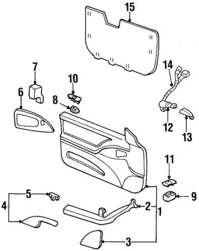 Interruptor de ventana para GM (P/N 10098834)