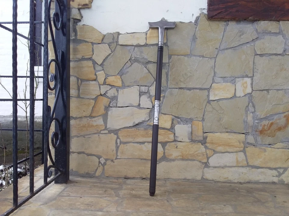 Bastón bastón martillo vikingo Foto 2 de 4