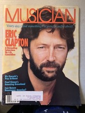 1980&rsquo;s Rock Music Eric Clapton Musician Magazine No.97 November 1986