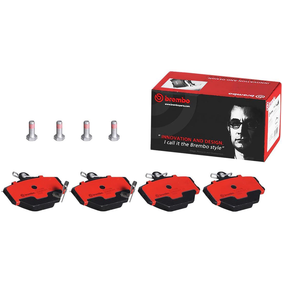 For Smart Fortwo Pure Brabus Passion Cabrio Brembo Front Ceramic Brake Pad Set
