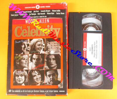 VHS film CELEBRITY Woody Allen Leonardo Di Caprio CECCHI GORI (F125) no dvd *