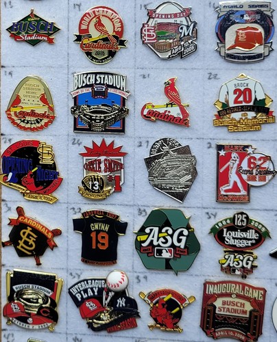 *PICK-A-PIN* ST LOUIS CARDINALS MLB Baseball Lapel Hat Pin- Various Styles - Picture 22 of 49