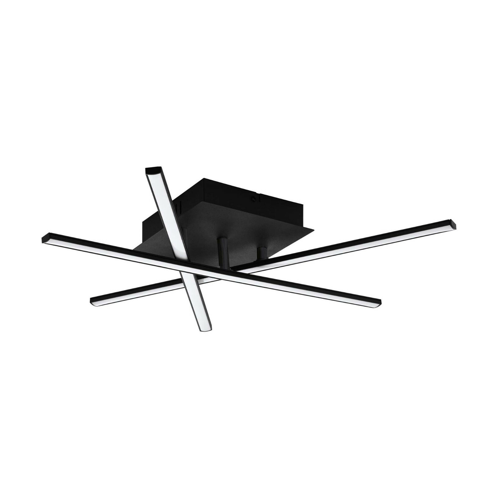 Plafoniera LED GL0430 Nero Moderna | Installazione Rapida 21W