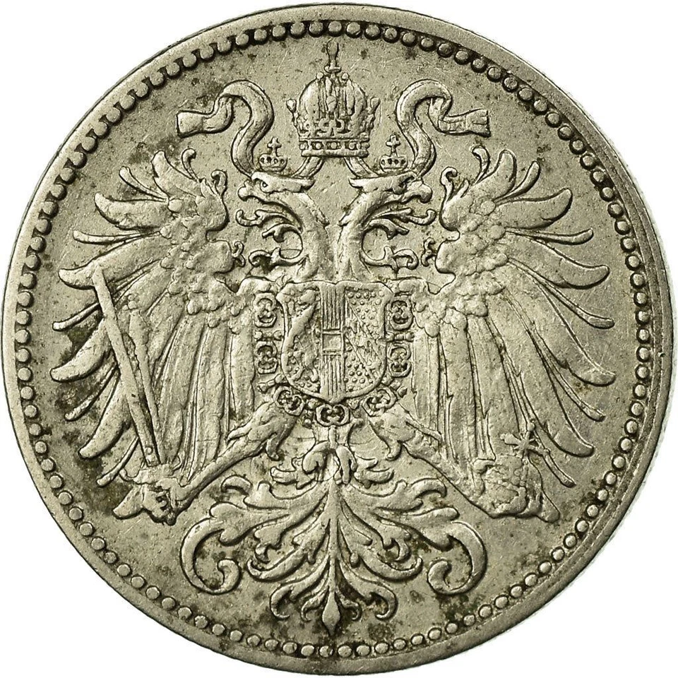 Austrian Empire | 10 Hellers Coin | Habsburg-Lorraine Shield | 1892 - 1911 - Image 2 of 4