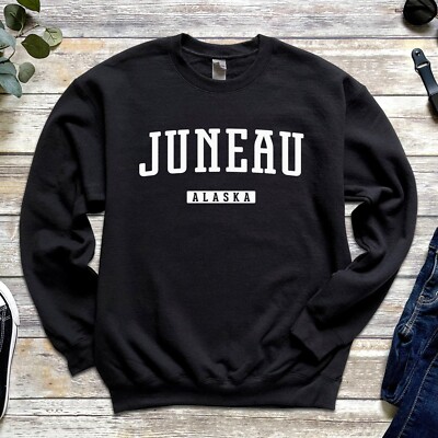 Juneau Sweatshirt | Juneau Alaska Crewneck Sweatshirt | Adult