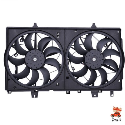 Dual Radiator Cooling Fan Assembly Fits NISSAN ROGUE 2014-2019/X-Trail 2015-2017