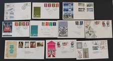 Great Value Collection of 10 old British First Day Covers FDCs from 1968 Lot#148