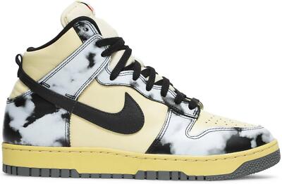 Size 9.5 - Nike Dunk 1985 High Black Acid Wash