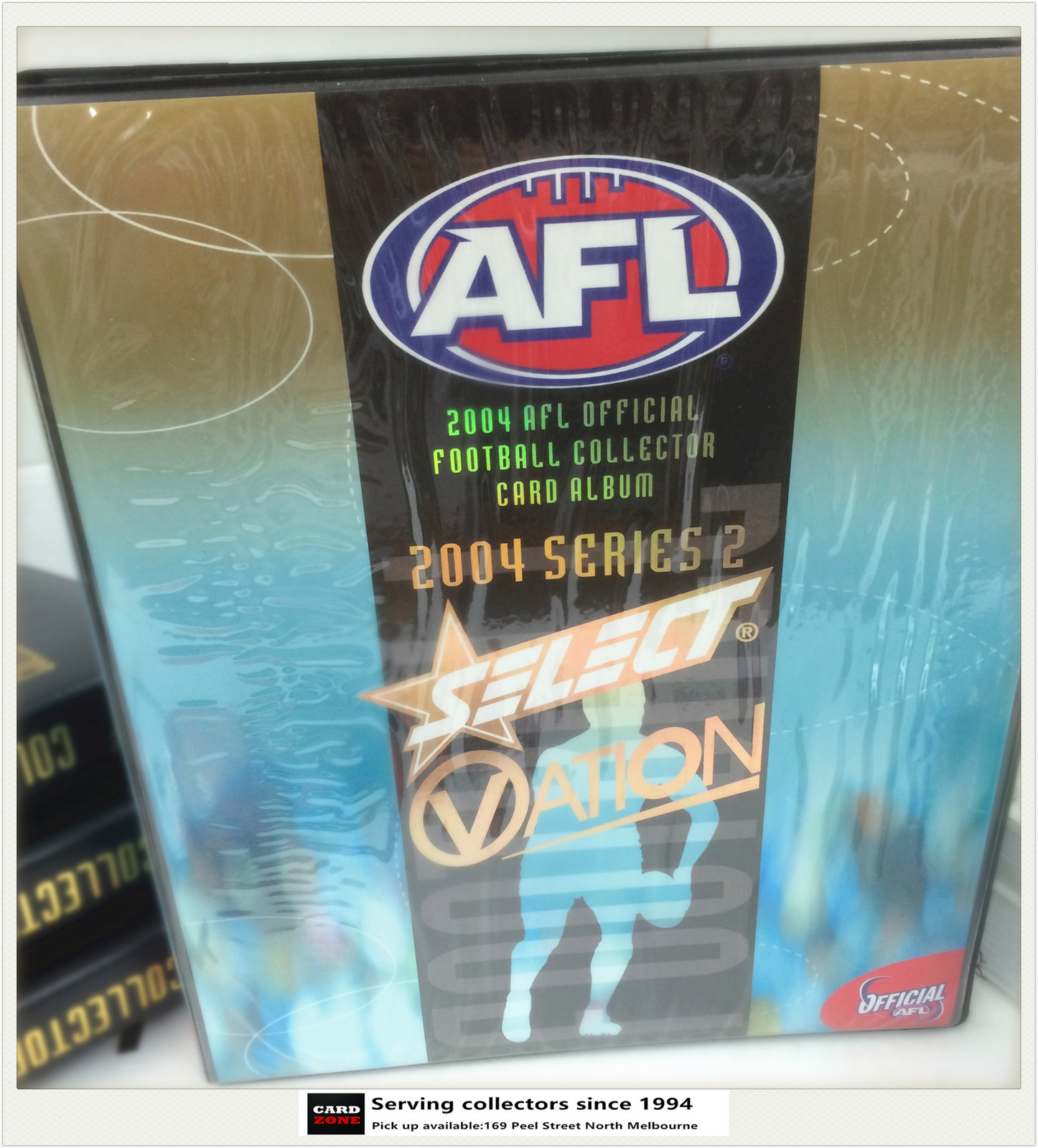 AFL TRADING CARD OFFICIAL ALBUM2004 Select AFL Ovation Card Album