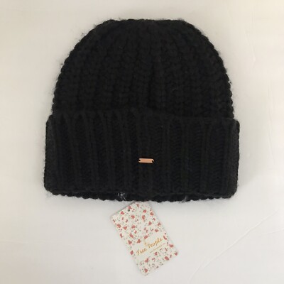 Free People Everything Rosy Hat Embroided Wool Blend Beanie  display picture 1