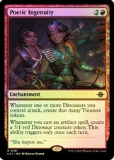 MTG FOIL Poetic Ingenuity  - The Lost Caverns of Ixalan #161