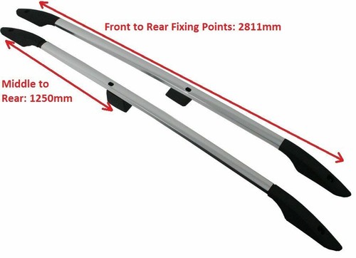 Dachschienen für Mercedes Vito Viano 2014+ ELWB Top Alu Rack Styling Bars - Bild 11 von 12