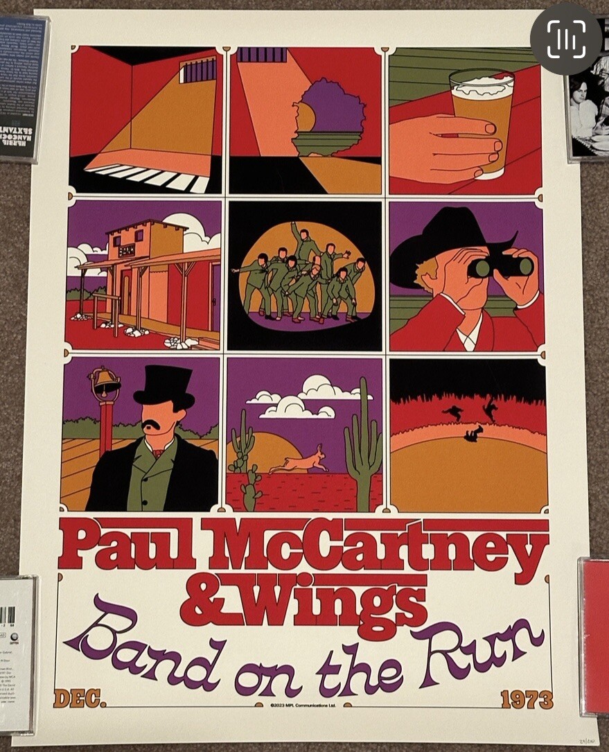 paul mccartney band on the run (RARE!!) 【公式通販】