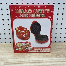 Sanrio Hello Kitty & Friends Red Gingerbread Waffle Maker Brand New