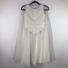 Girls ShaSa Size 10 2 Pc Formal Pageant Bridal Dress Sequin Beading Rhinestones