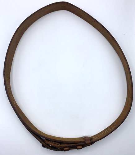 Justin Cowhide Leather Belt Brown Tooled Size 33 Western 520A - Picture 2 of 8