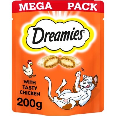 Dreamies Chicken Mega Pack Cat Treats 6 x 200g