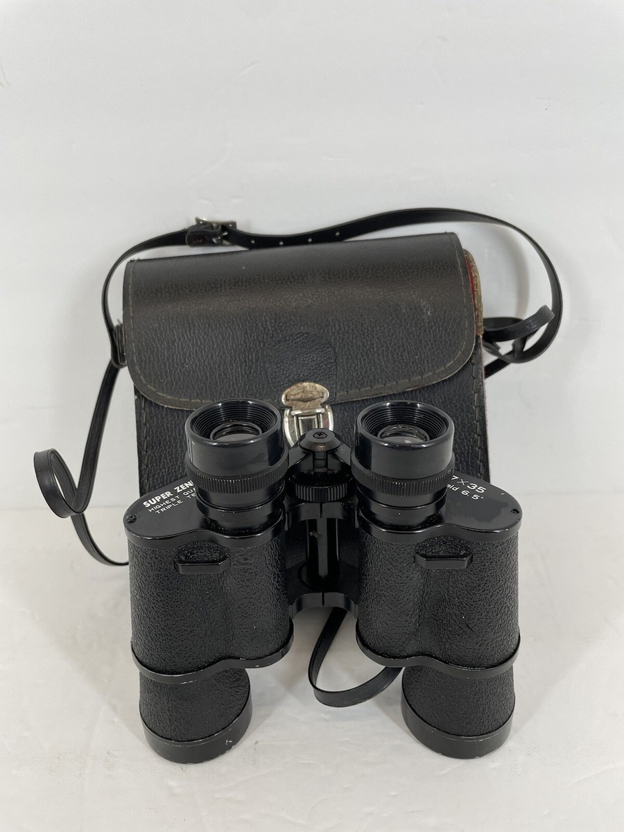 Super Zenith Binoculars 7 x 35 Field 6.5 With case Vintage