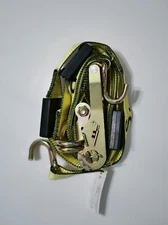 1 BOX SET OF 10 STRAPS CAR HAULER STRAPS , WHEEL TIE DOWNS FOR CARS,TRUCKS,UTV'S