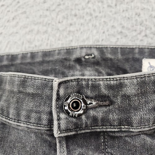 G Star Raw Shorts Mens 34 Black Restored Denim Scutar 3D Button Fly Distressed - Picture 4 of 15