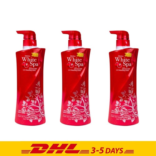 3x400ml Lotion Body Skin Mistine White Spa Pomegranate UV Whitening Moisturizing - Picture 2 of 6