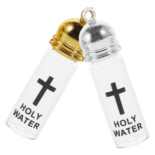 2 Pcs Baptismal Holy Water Bottle Bulk Party Favors Christian Gifts