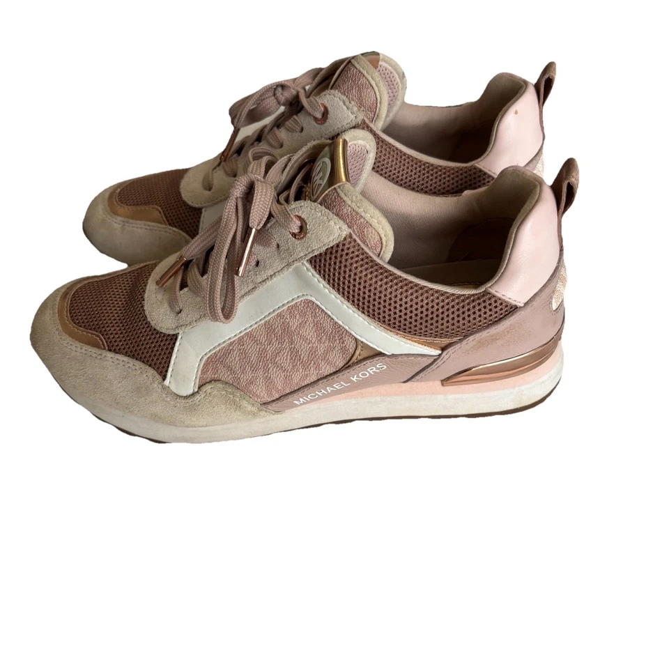 Pink Michael Kors, Tennis Shoes Size 8 - Image 2 of 4