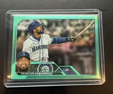 2023 Topps Chrome Teoscar Hernandez Aqua Wave Refractor 179/199  #63