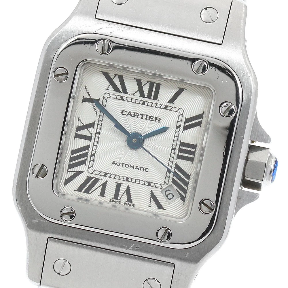 CARTIER Santos Galbee SM W20054D6 Date, Kannon buckle Automatic Ladies_957734