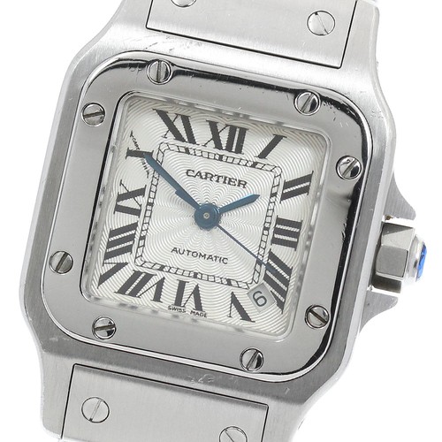 CARTIER Santos Galbee SM W20054D6 Date, Kannon buckle Automati...