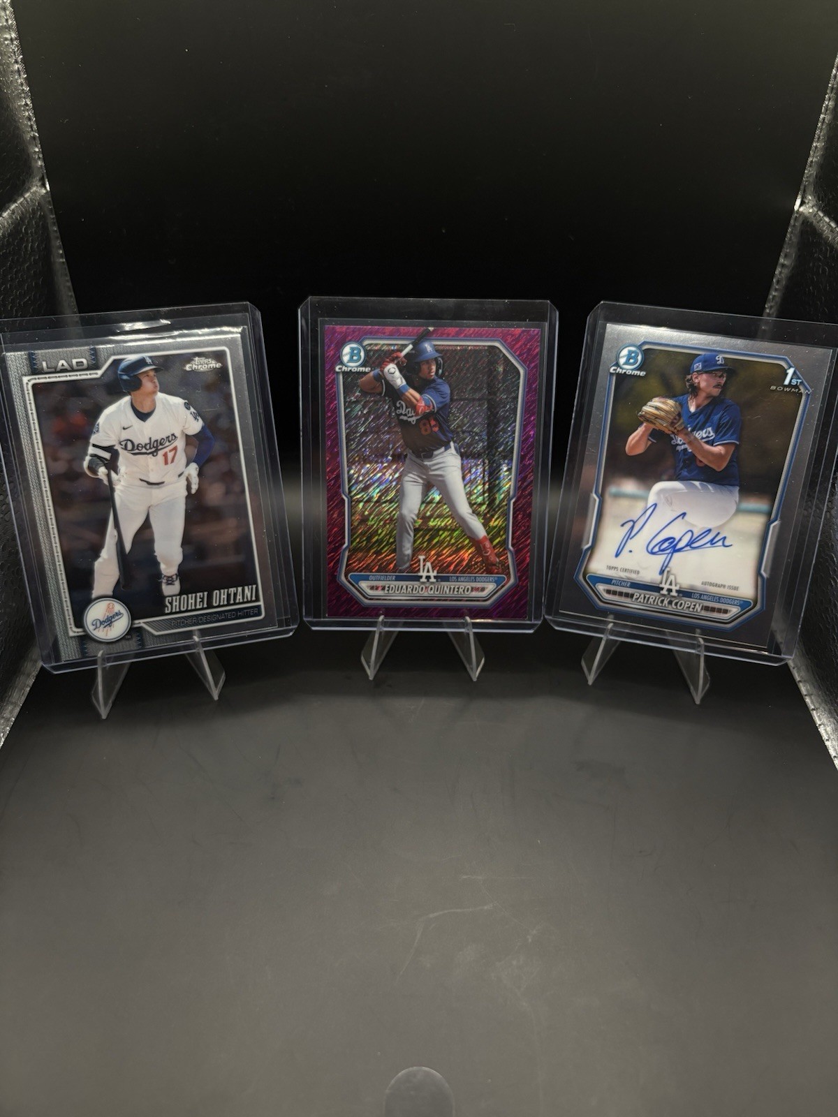 Topps Bowman Chrome 2026 Ohtani Quintero /199 Patrick Auto Dodgers Lot 3