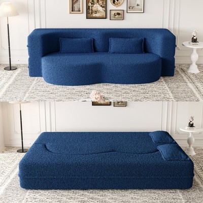  FREE SHIPPING! Couch/Sofa/Bed Sleeper NO ASSEMBLY 4 Living Room, Guest. Bed!