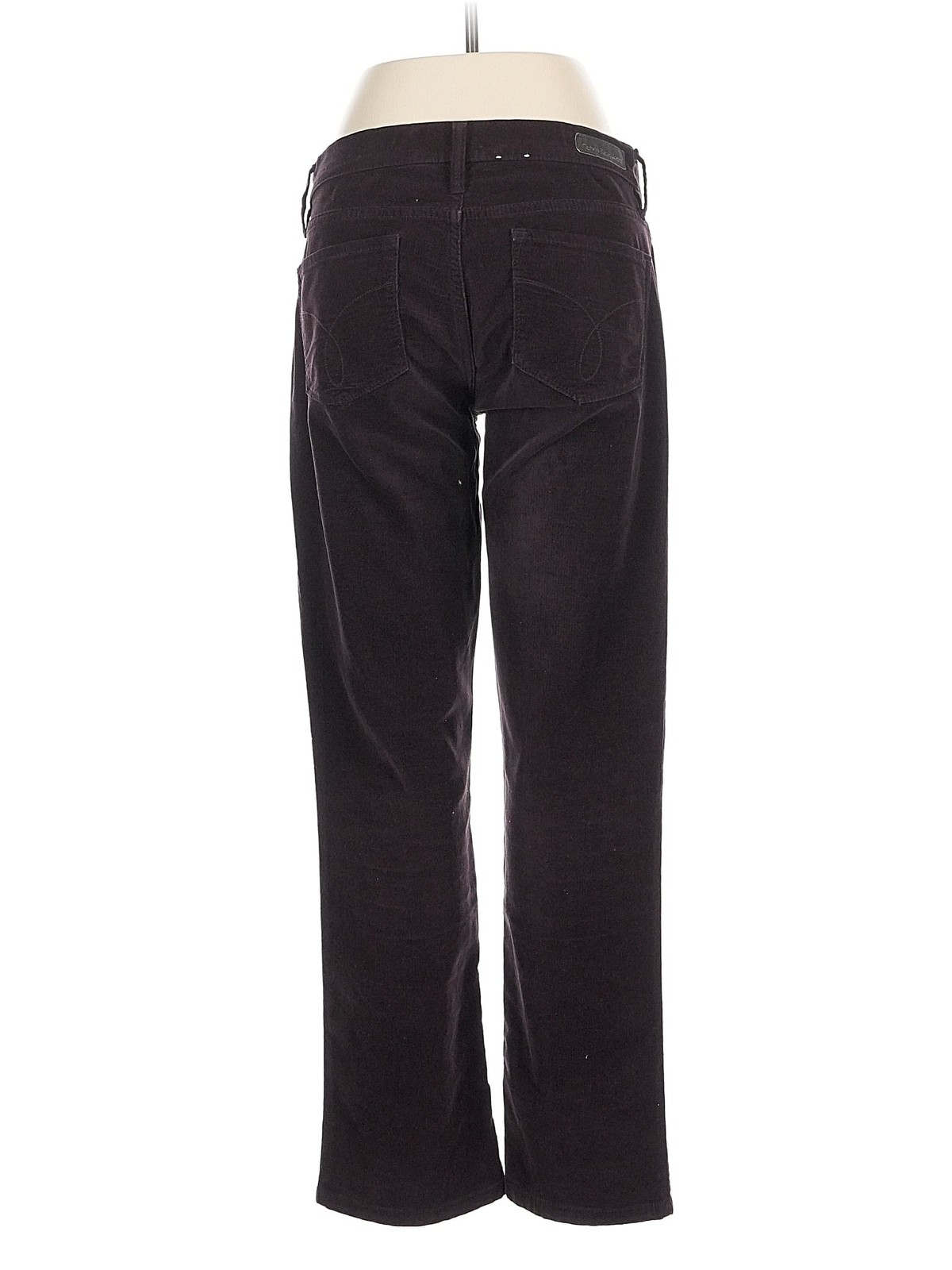 CALVIN KLEIN JEANS Women Purple Casual Pants 8 thumbnail 2